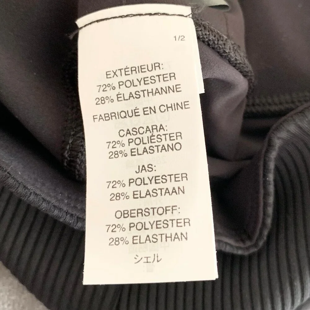 NWT Vuori Rib Studio Biker Short, Size XS, Black - Picture 8 of 10